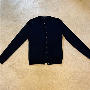 Brooks Brothers Women's Black Cardigan Sweater